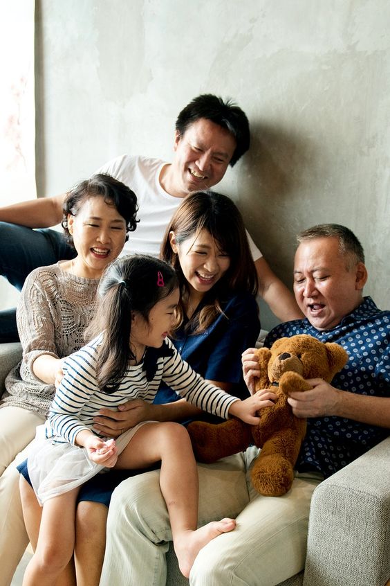 Chụp ảnh gia đình theo phong cách hàn quốc
