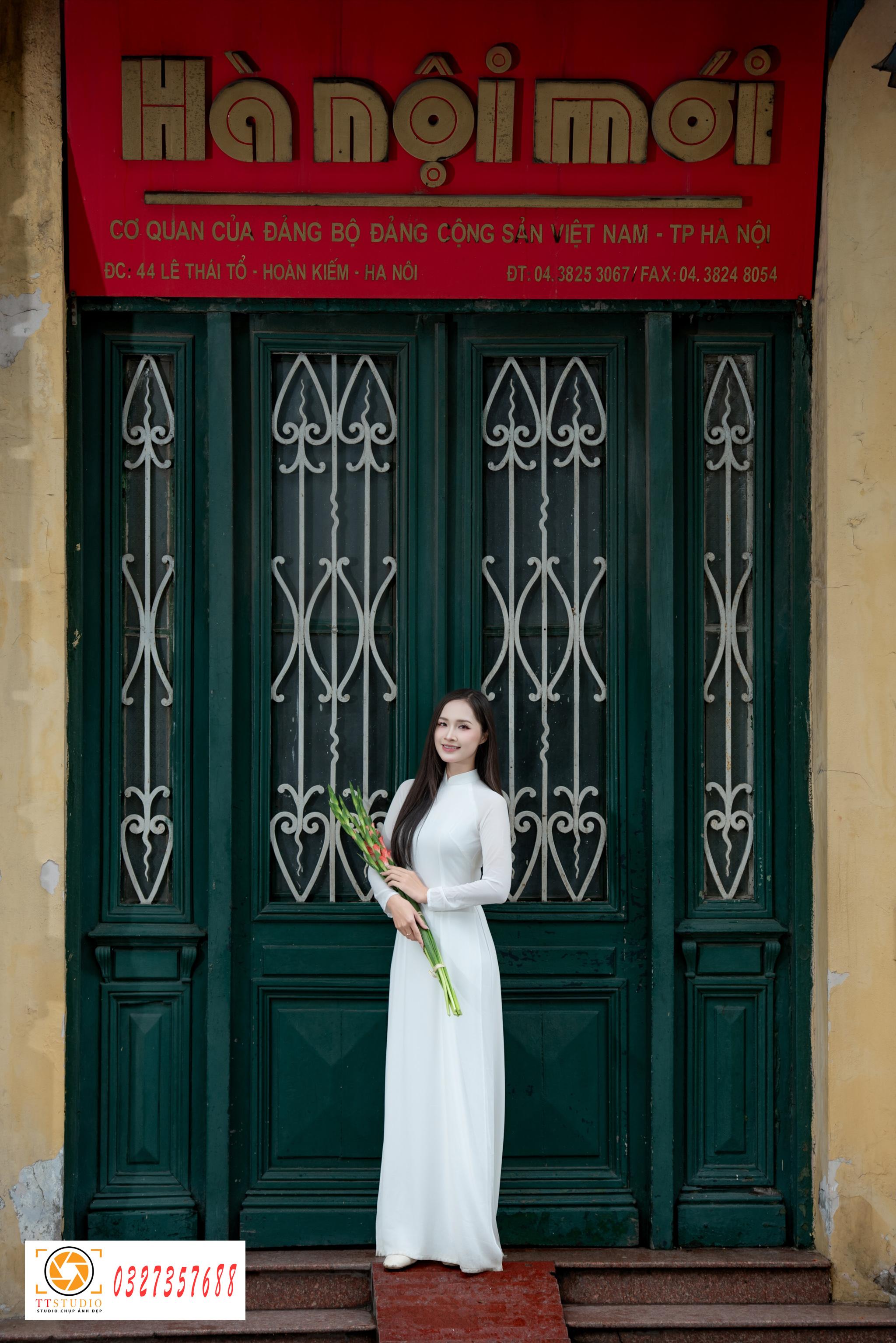 Ảnh áo dài báo hà nội mới