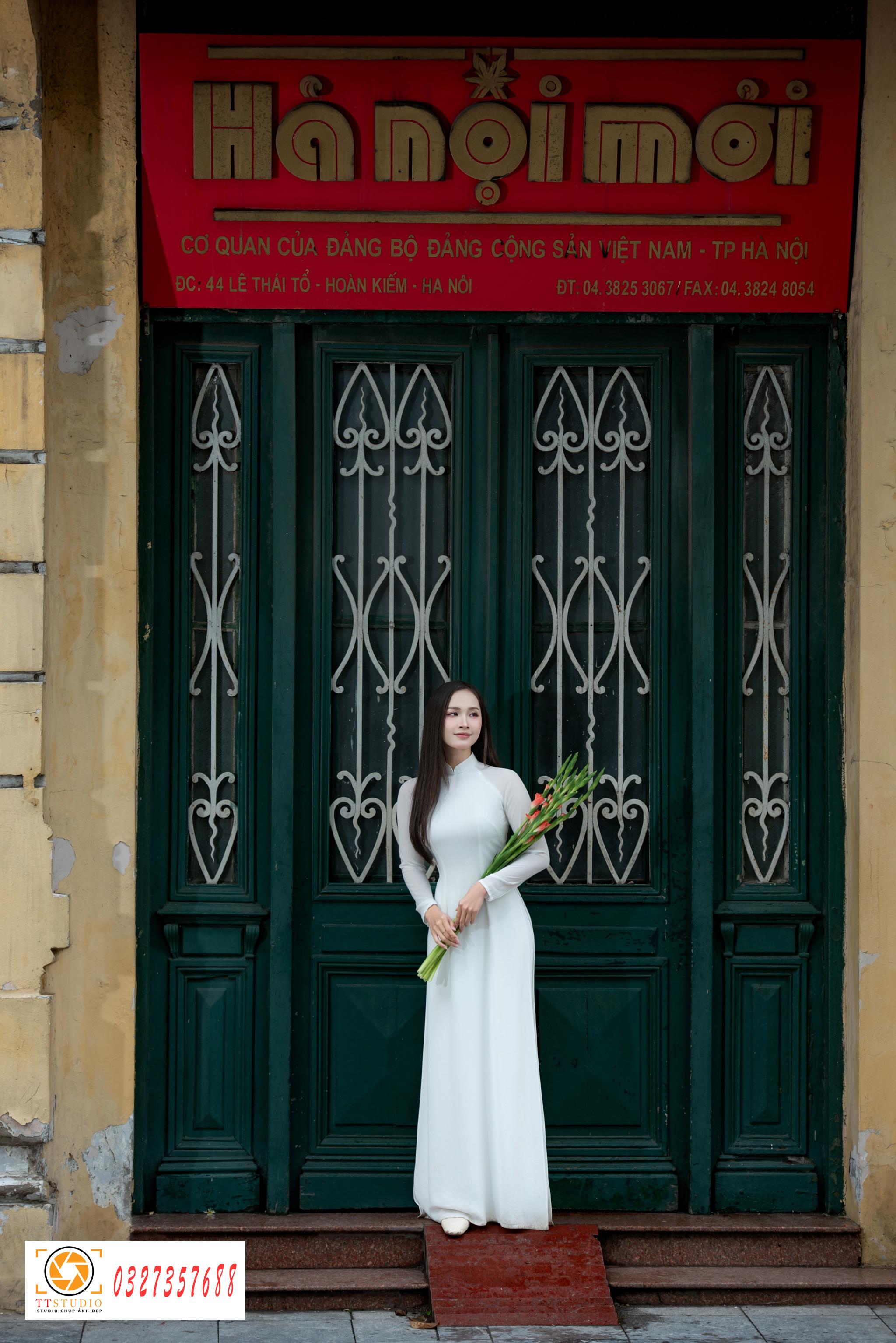 Ảnh áo dài báo hà nội mới