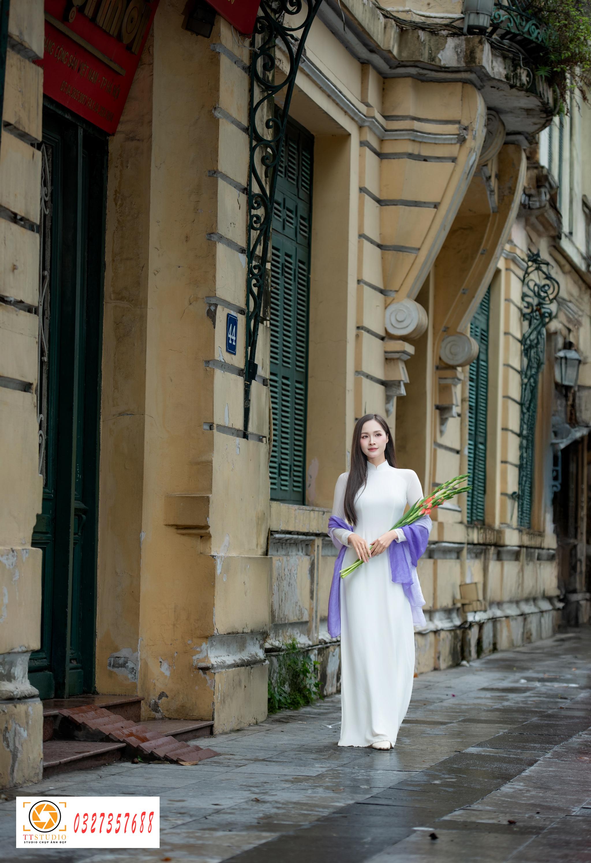 Ảnh áo dài báo hà nội mới