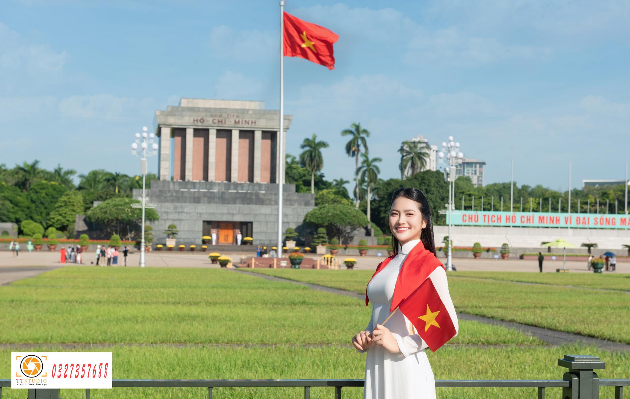 Concept áo dài Lăng Bác Concept chụp ảnh áo dài Lăng Bác 2/9