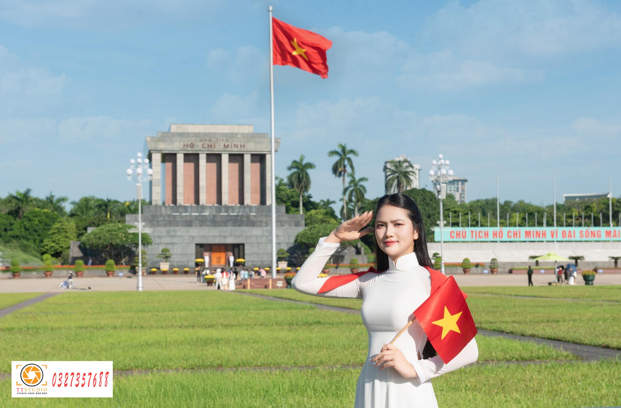 Concept áo dài Lăng Bác Concept áo dài Lăng Bác