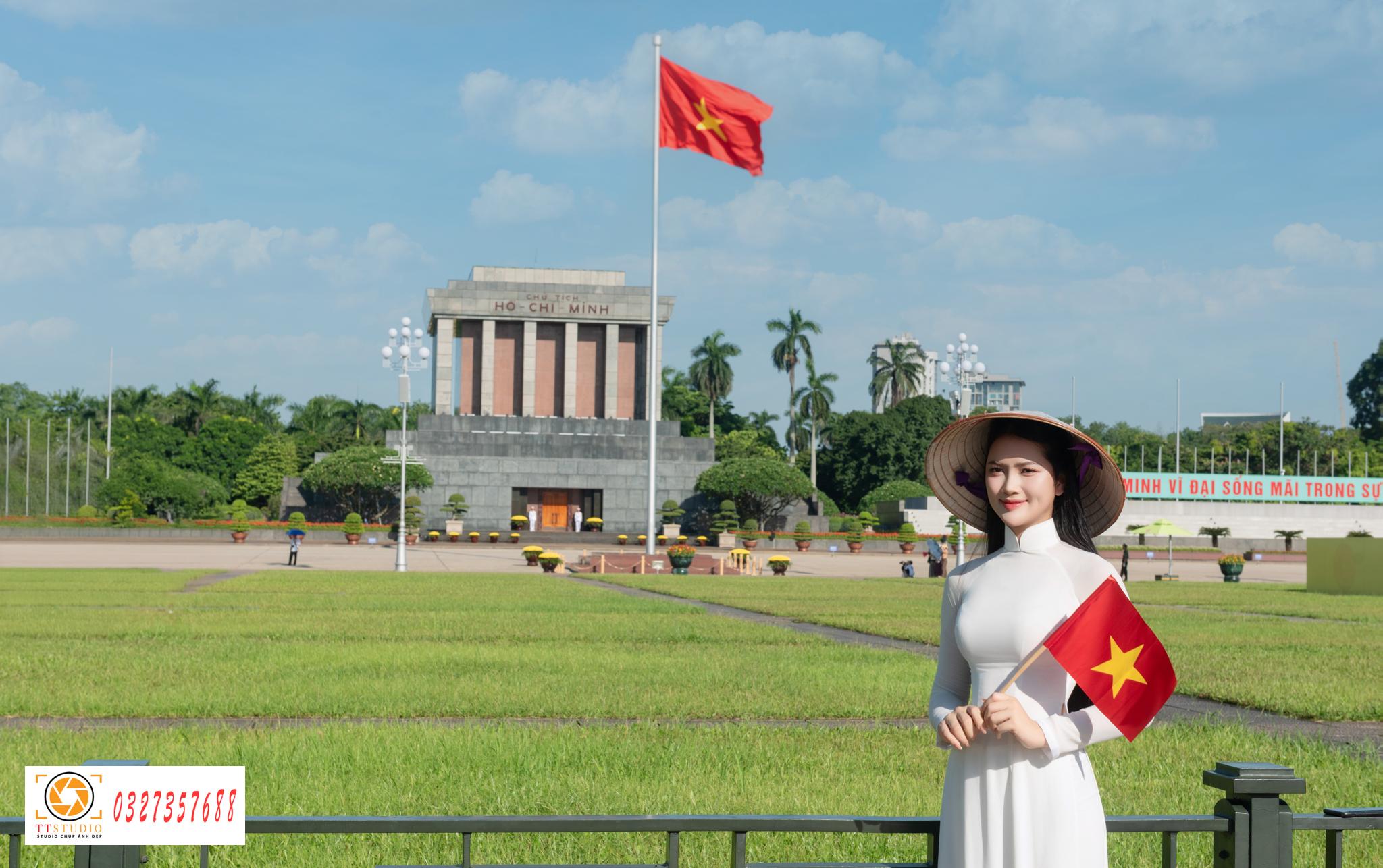 Concept áo dài Lăng Bác Concept áo dài Lăng Bác