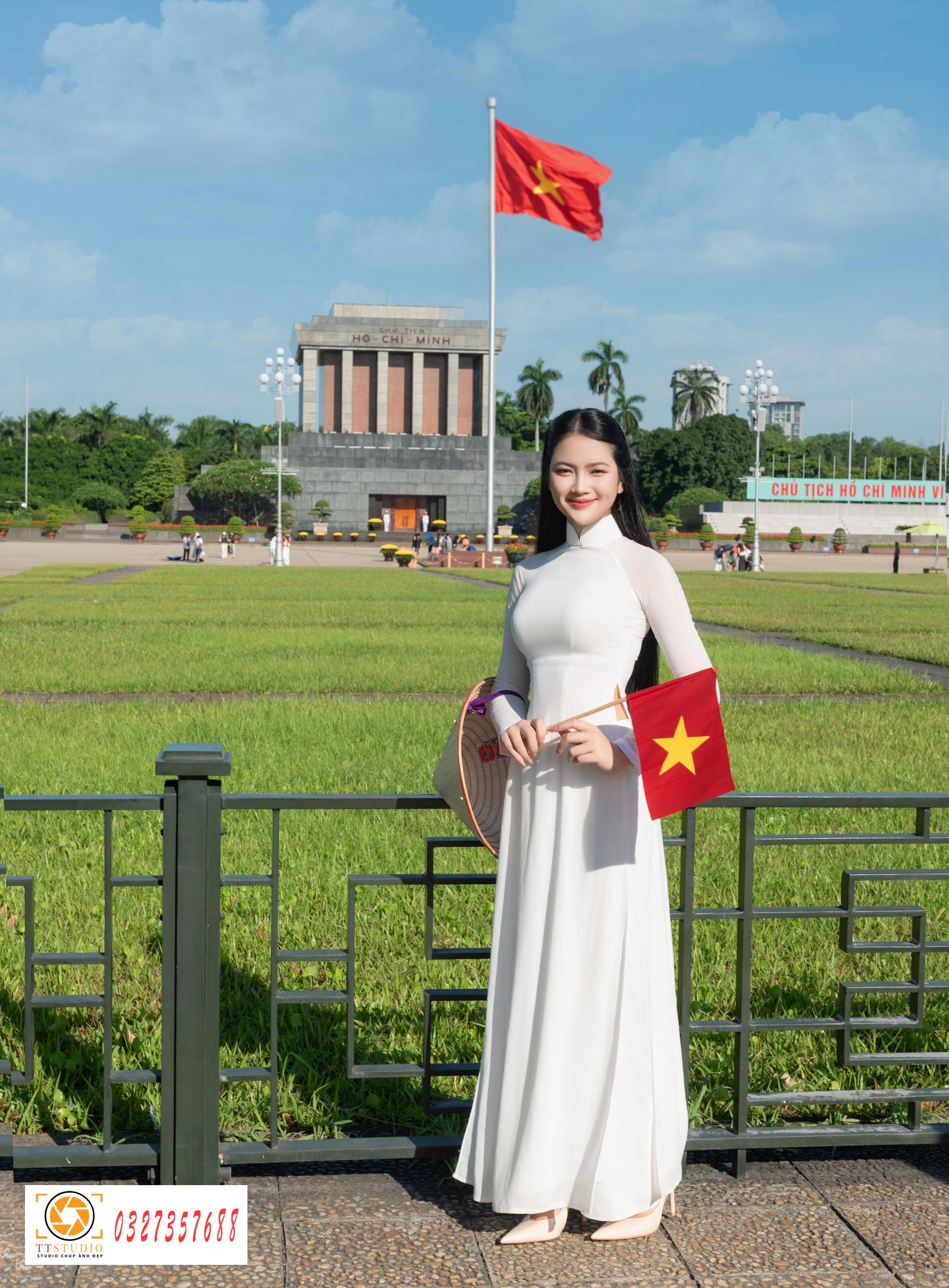 Concept áo dài Lăng Bác Concept áo dài Lăng Bác