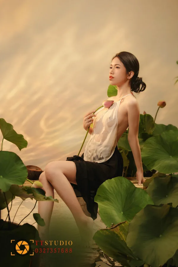 Concept chụp sen Studio