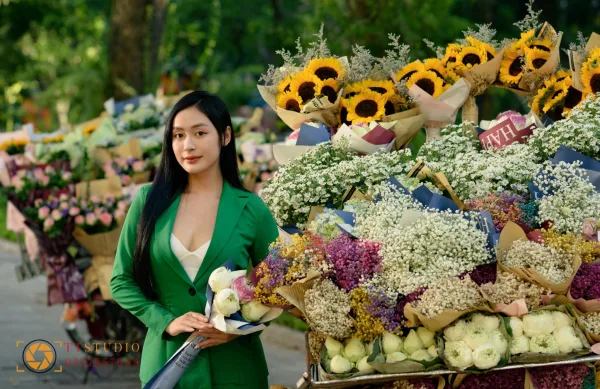 Trend chụp ảnh xe hoa