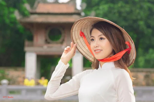 Ảnh chân dung áo dài