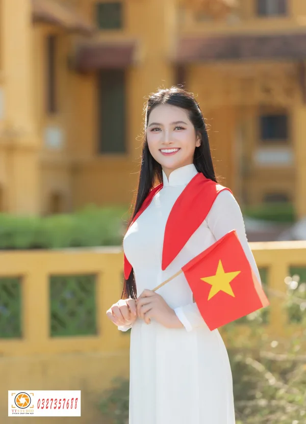 Ảnh áo dài trụ sở bộ ngoại giao