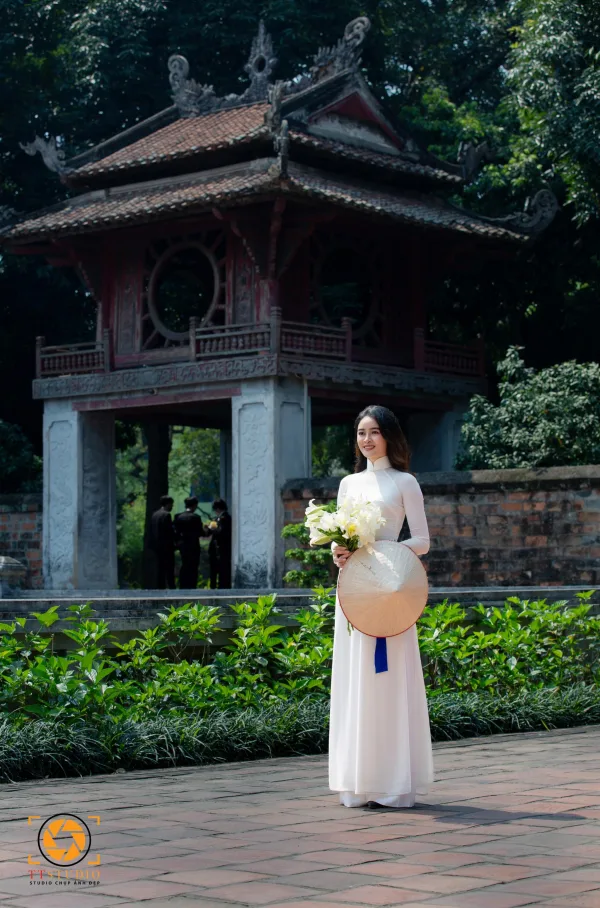 Ảnh Áo Dài Văn Miếu
