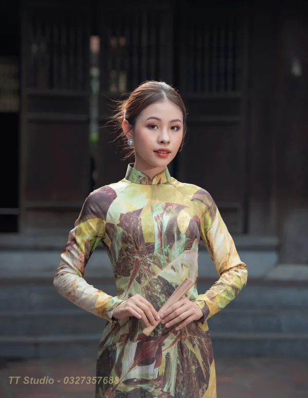 Ảnh áo dài ở văn miếu
