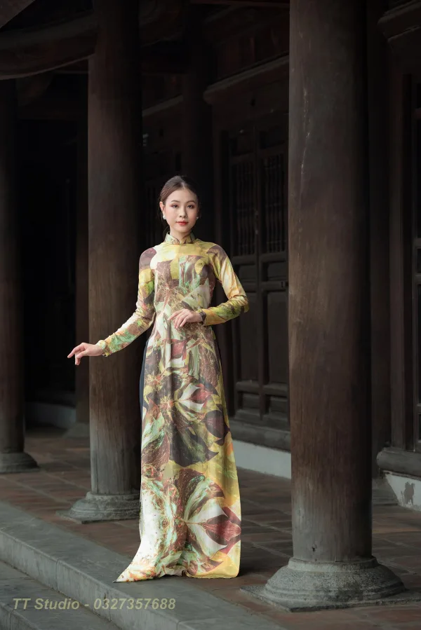 Ảnh áo dài ở văn miếu
