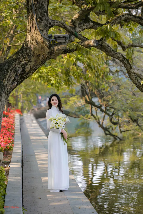 Ảnh chụp ở Hồ Gươm