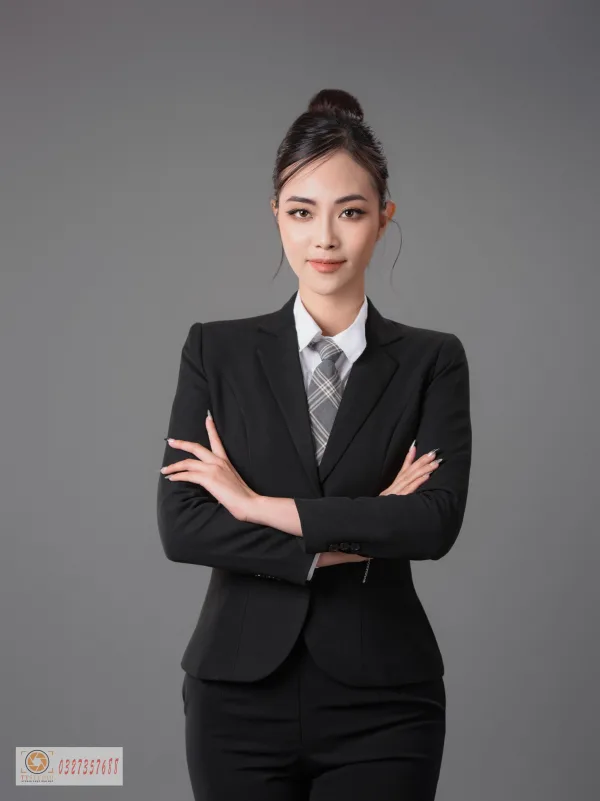 Vest doanh nhân đen