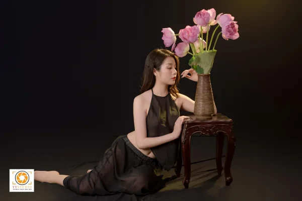 ảnh sen với áo yếm