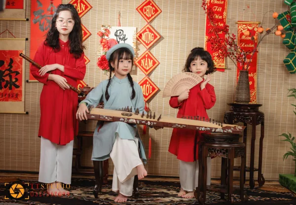 ảnh tết cho bé
