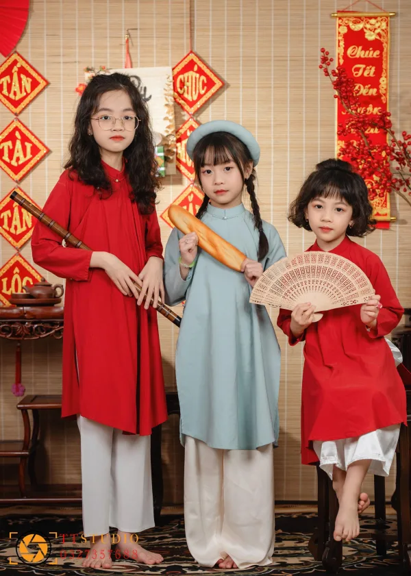 ảnh tết cho bé