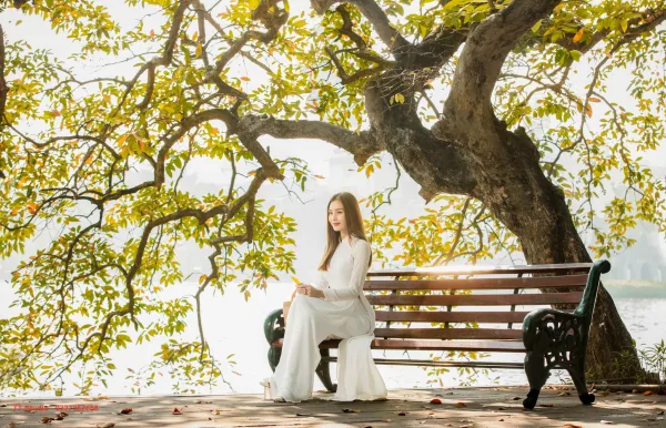 Ảnh mùa thu Hà Nội ở Hồ Gươm