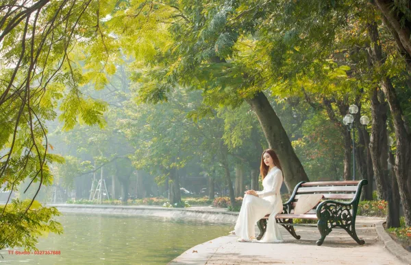 Ảnh mùa thu Hà Nội ở Hồ Gươm