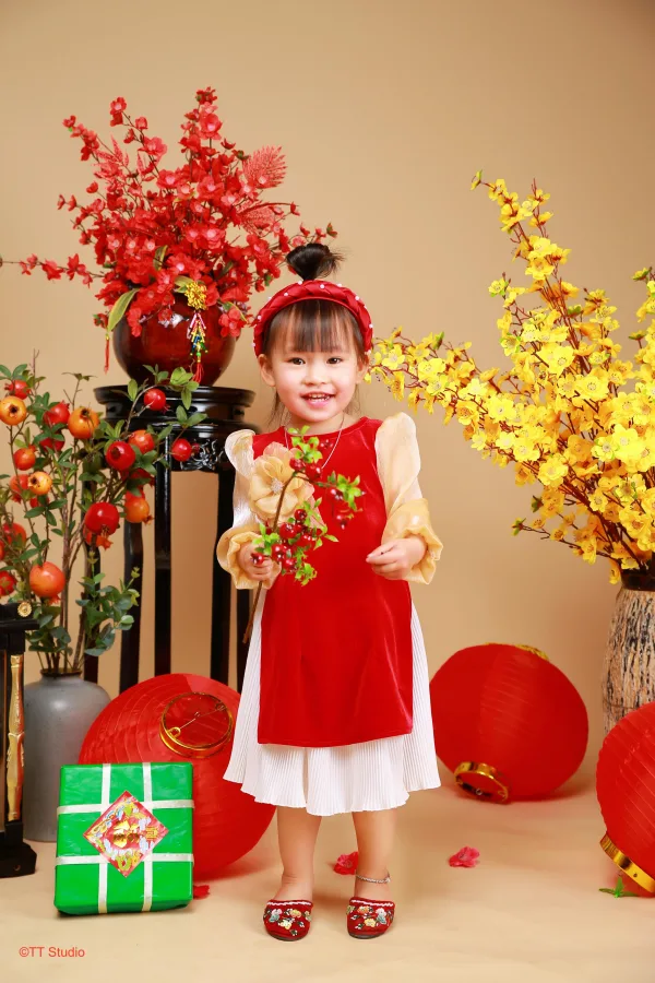Ảnh tết cho bé