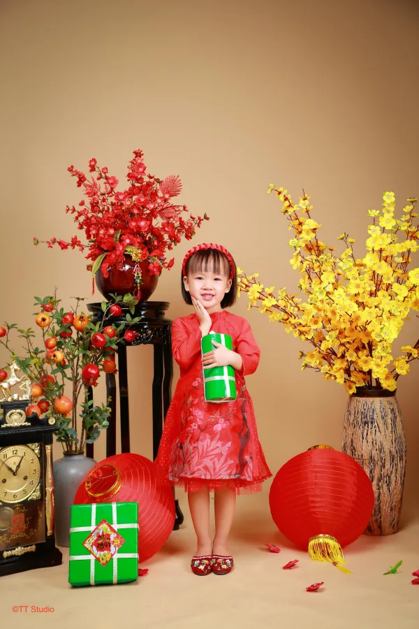 Ảnh tết cho bé