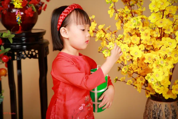Ảnh tết cho bé