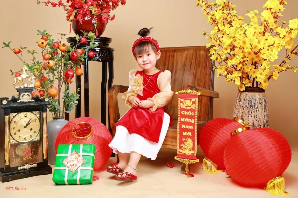 Ảnh tết cho bé