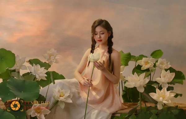 Concept chụp sen Studio