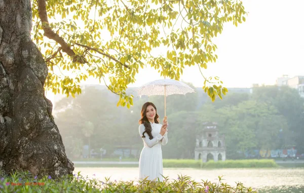 Ảnh Hồ Gươm chiều Đông