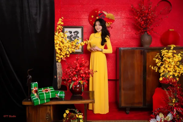 Chụp ảnh concept tết tại Hải Dương
