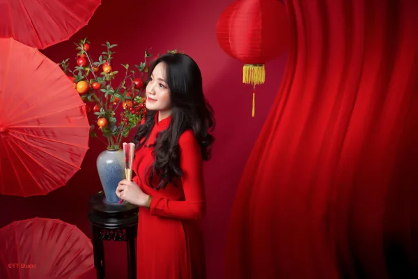 Chụp ảnh concept tết tại Hải Dương