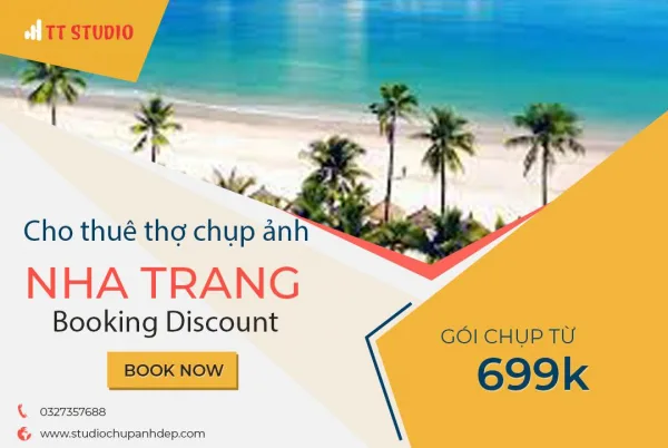 Cho thuê thợ chụp ảnh nha trang