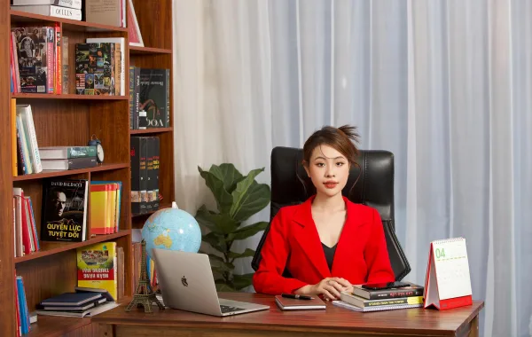 Góc chụp bà giám đốc