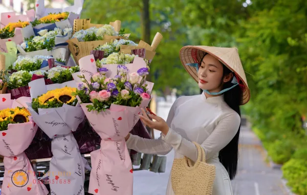 Xe hoa đường Hoàng Diệu