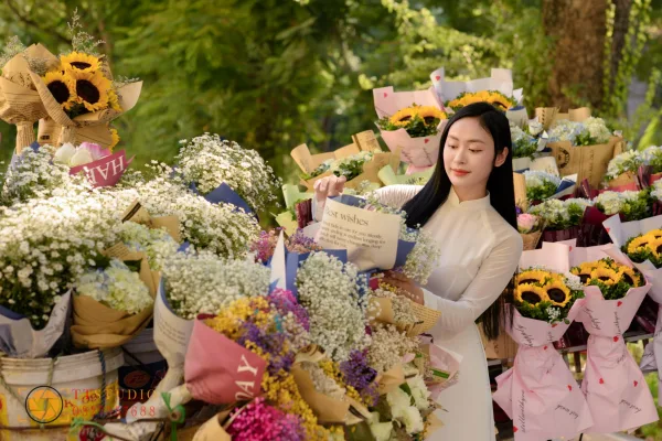 Xe hoa đường Hoàng Diệu