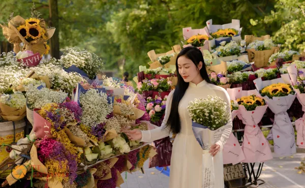 Xe hoa đường Hoàng Diệu